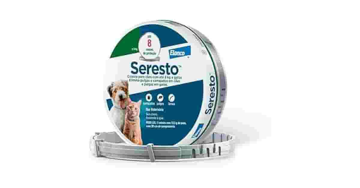 Melhor coleira antipulgas p/ pets com pele sensível