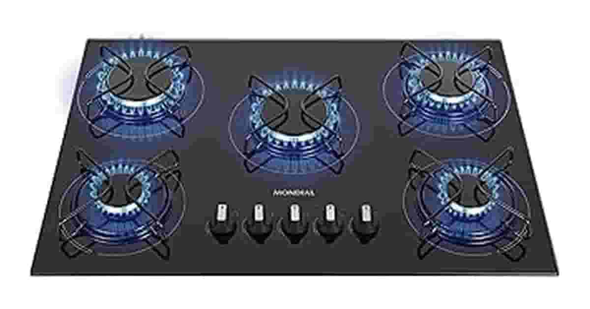 Melhor cooktop 5 bocas a gás: Vidro ou Inox?