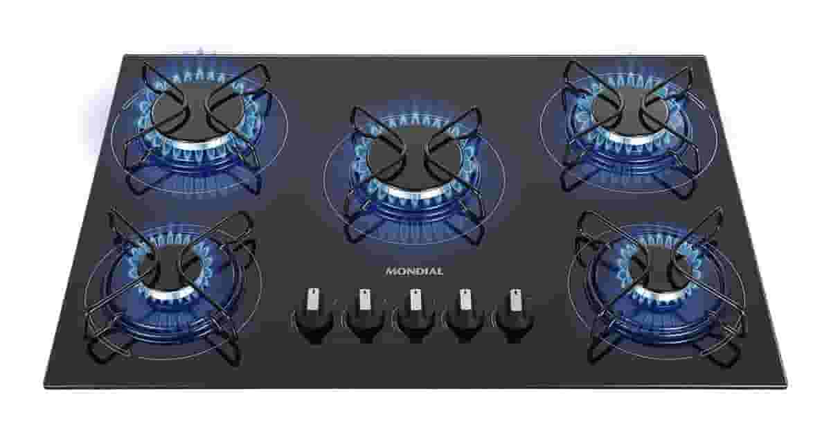 Melhor Cooktop a Gás 5 Bocas: Tripla Chama ou Mesa de Vidro?