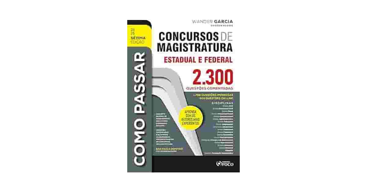 Melhor Curso Magistratura Estadual: 6 Livros Guia