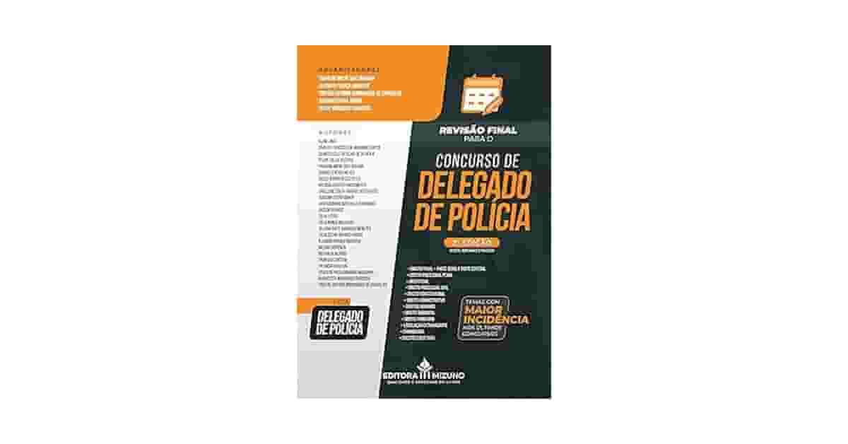 Melhor Curso Delegado Civil: 10 Livros Essenciais