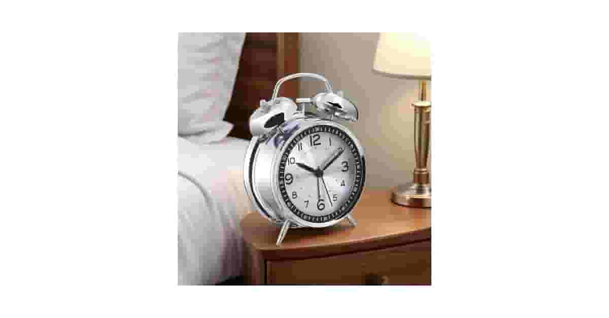 Melhor Despertador Sono Pesado: Vibração ou Sino Alto?
