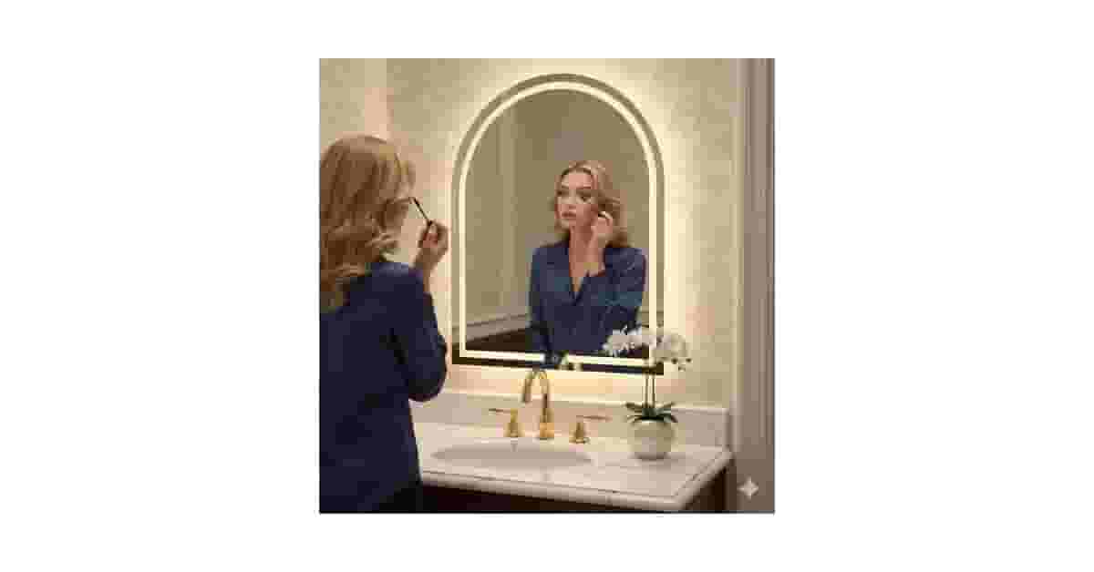 Melhor Espelho para Penteadeira: Iluminação LED e Touch