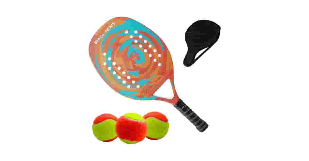 Melhor Marca Raquete Beach Tennis: Carbono e Fibra
