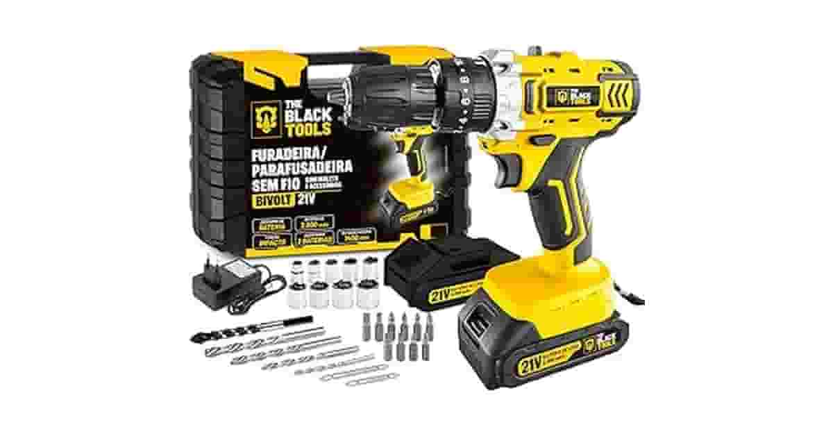 Melhor Parafusadeira Black Tools: Guia dos 5 modelos
