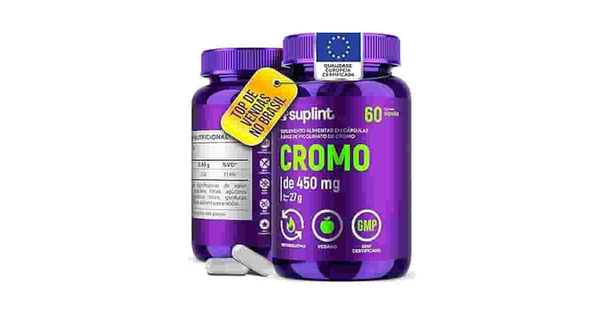 Melhor Picolinato de Cromo: Dose Certa e 10 Opções