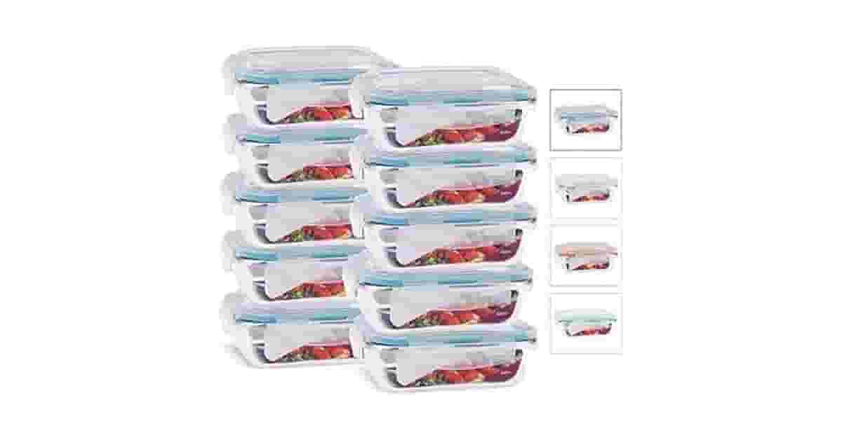 Melhor Pote de Vidro Retangular? Kits para Marmita