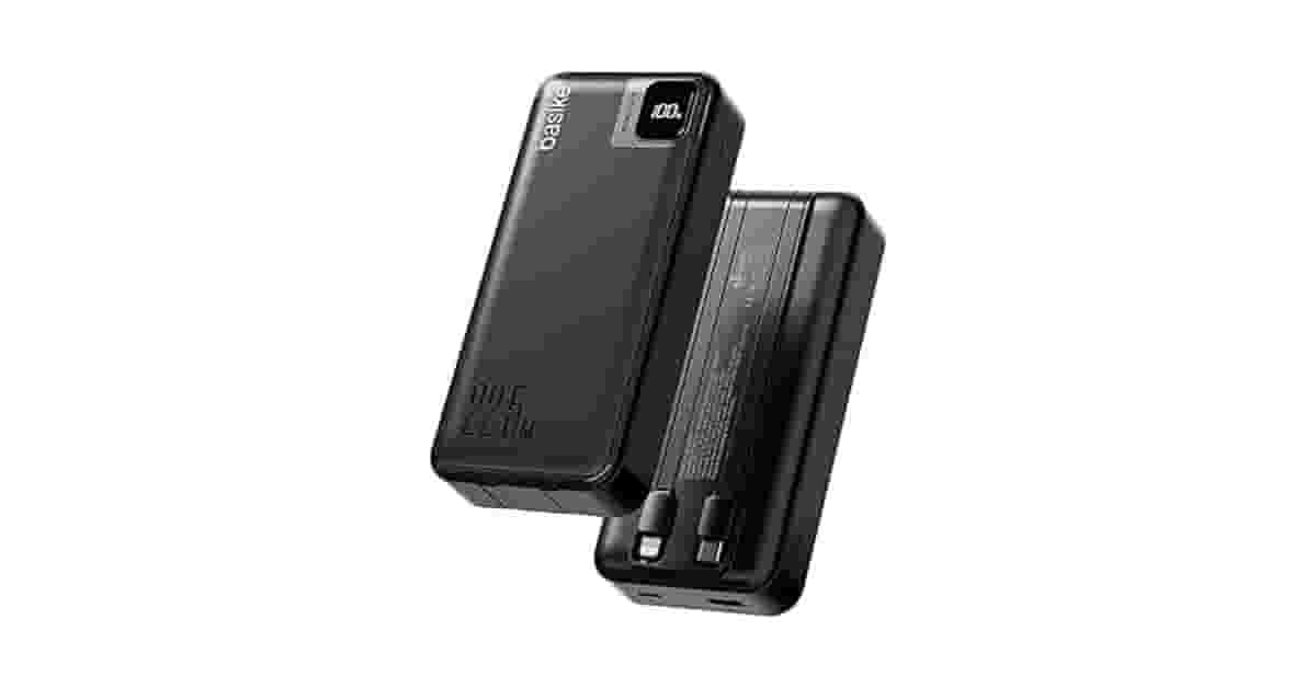 Melhor Power Bank com Carga Rápida: 10 Opções PD