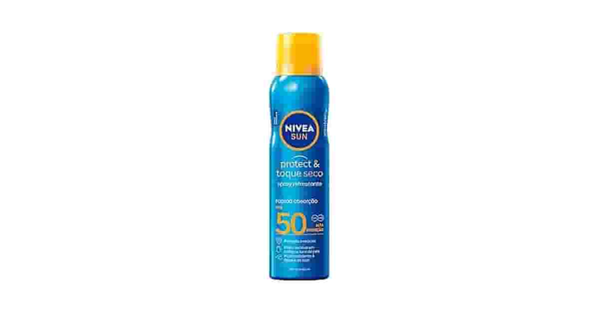 Melhor protetor solar em spray para rápida absorção
