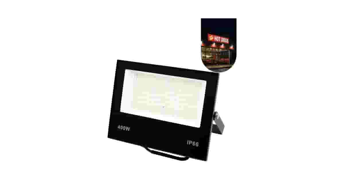 Melhor Refletor Led 400W: Potência e Durabilidade para Sua Iluminação