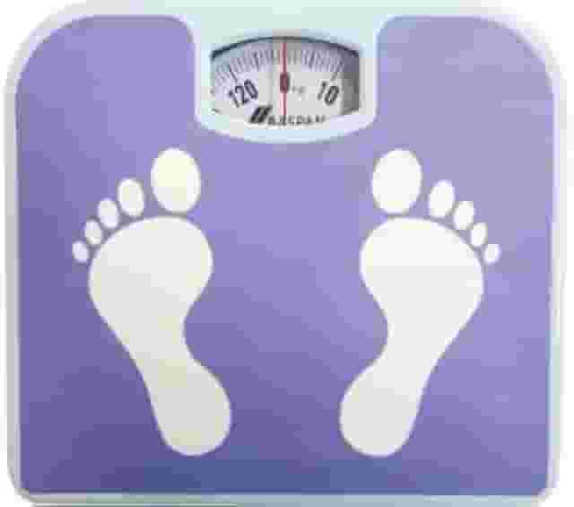 Balança Mecânica Antiderrapante Peso Até 130kg Para Banheiro Casa