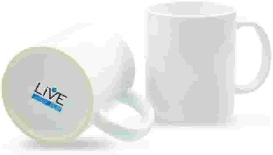 Caneca Branca para Sublimação 325ml LIVESUB caixa com 24 unidades Xicara Sublimatica