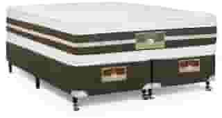 Cama Box + Colchão Castor King Silver Star Air Double Face Tecnopedic 193x203x61cm
