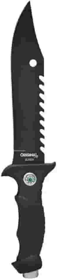 ORIGINAL Faca Esportiva Esportes Pesca Camping Caça Selva Lâmina com Bússola + Bainha