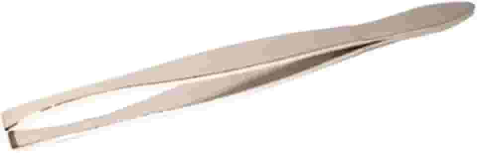 Pinça 90Mm Cromada, Ponta Reta, Aço Carbono, 6121B, Marco Boni, Inox