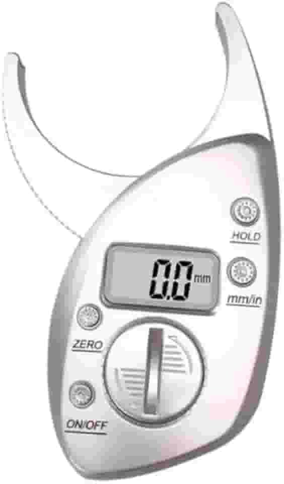 Adipômetro Aparelho Medidor de Gordura Corporal Digital Portátil