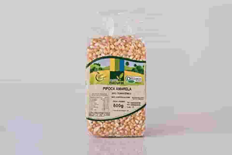 Milho de Pipoca Amarela Orgânico Coopernatural 500g