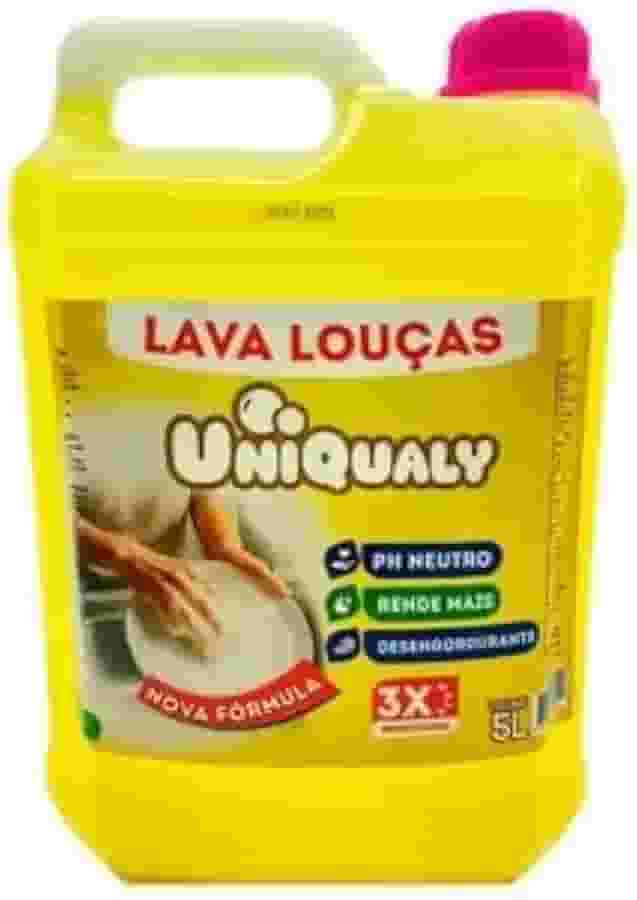Detergente Neutro Uniqualy Lava Louças 5L