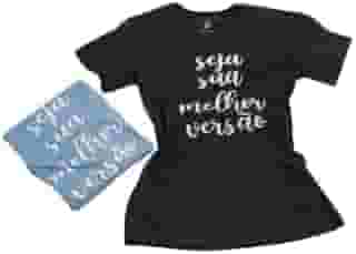 Camiseta Feminina Frase 'seja sua melhor versão'