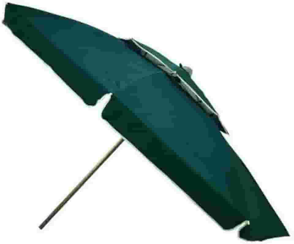 Guarda-sol 2,40m em Poliéster com Ângulo Regulável, Sombrinha/Sombreiro de Praia Gigante - Guarda-sol Mor Grande para Churrasco, Piscina e Camping, Proteção UV e Estrutura Reforçada