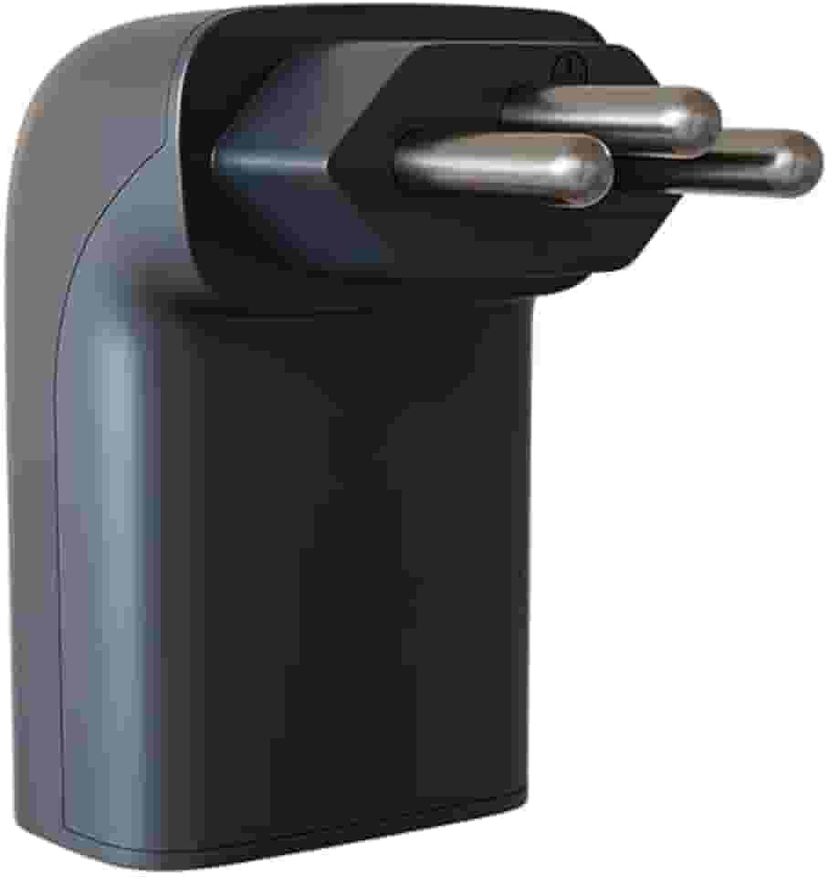 Protetor Contra Surtos Elétricos (DPS) CLAMPER 127/220V, 10 Amperes, 3 Pinos, para PC, PS5, Xbox, Smartphone, Monitor, Impressora, etc - iCLAMPER Pocket Fit 3P 10A Preto LCF, Bivolt