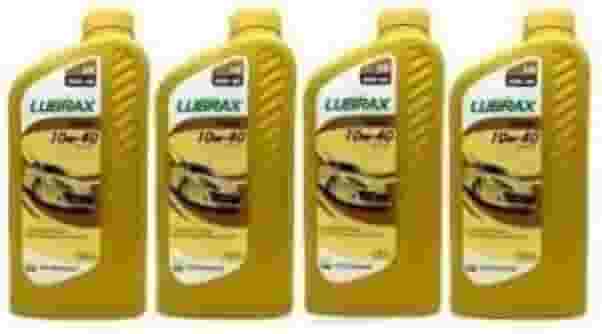 Kit Com 4 Litros Óleo de Motor Sae 10W-40 Lubrax Tecno Api Sn Semissintetico Compatível Com Varios Motores