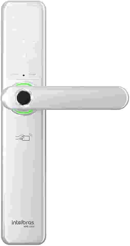 Fechadura Inteligente de Embutir com Maçaneta MFR 7000 Prata Intelbras