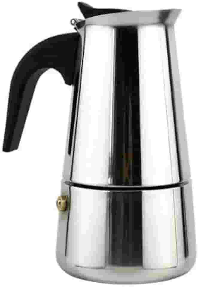 Cafeteira Italiana Inox 9 Xícaras (450ml) – Design Moderno, Café Espresso Tradicional