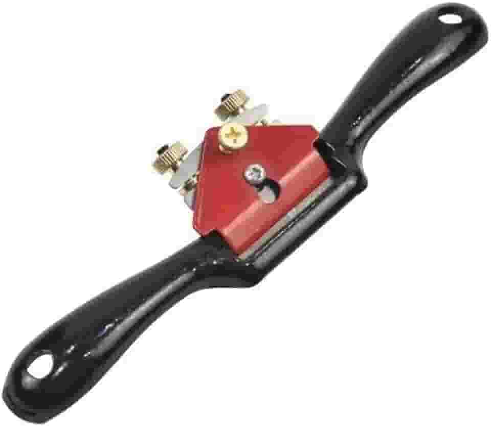 Plaina de madeira empurrada à mão com plaina ajustável de fio duplo de 20,8 cm, adequada para aplainar fundos planos e aparar bordas