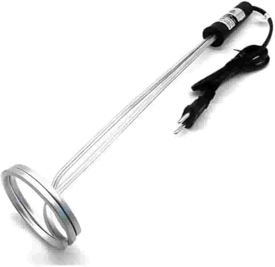 Ebulidor Elétrico Rabo Quente, Aquecedor de Água Portátil, 1000W, 110V, 27,5cm, para Aquecimento Imerso em Água, Capacidade 20 Litros