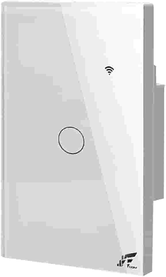 Interruptor Inteligente Wi-Fi + RF433, 1 Botão Touch, Compatível com Alexa, Controle por Aplicativo