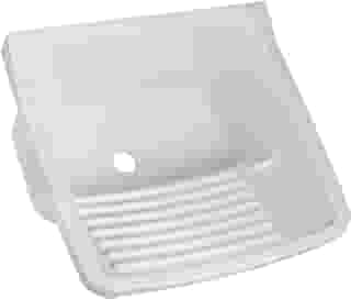 Tanque de Plástico 15 Litros Luconi para Lavanderia – Ideal para Lavar Roupas (Branco)