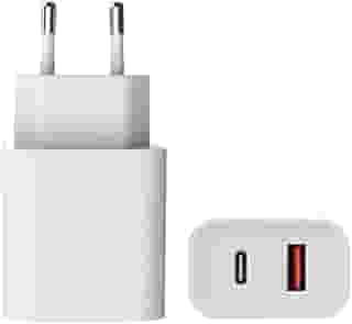 Carregador Universal Ultra Rápido 40W Duo, USB-C e USB-A, Power Delivery, Quick Charge 4.0 – Compatível com Motorola, LG, iPhone e Outros Dispositivos.