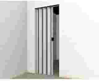 Porta Sanfonada 60 x 210m Plasbil Cinza