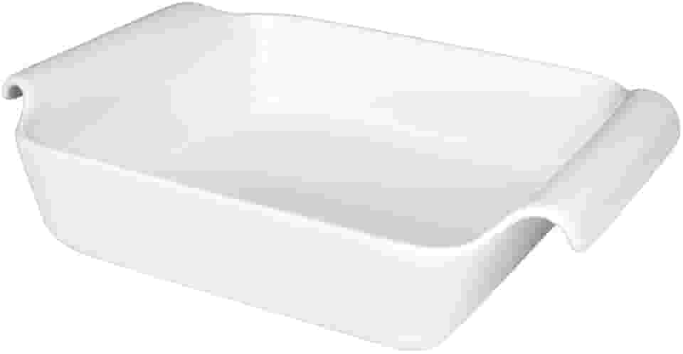 Travessa para Lasanha, Oxford, Refratária, Branca 25,5 X 19,5 X 6,5 cm