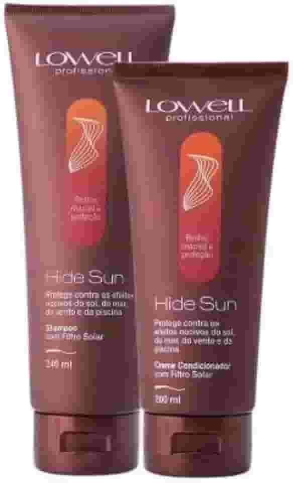 Kit Lowell Hide Sun Shampoo 240ml + Condicionador 200ml