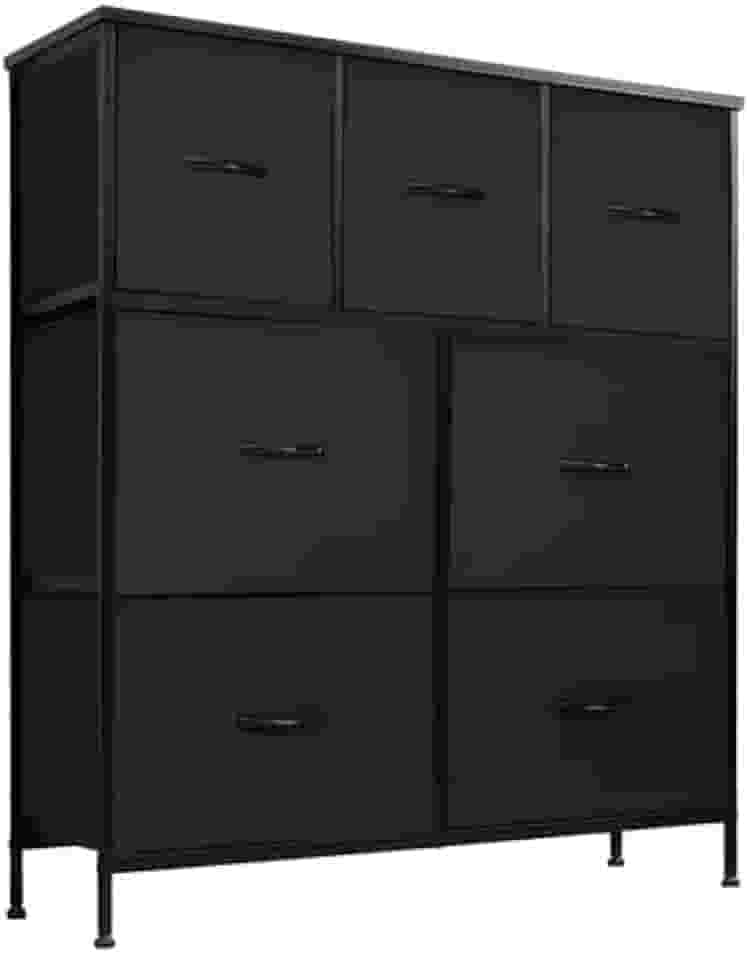 Cômoda Organizadora Decoteam Com 7 Gavetas Multiuso Preto