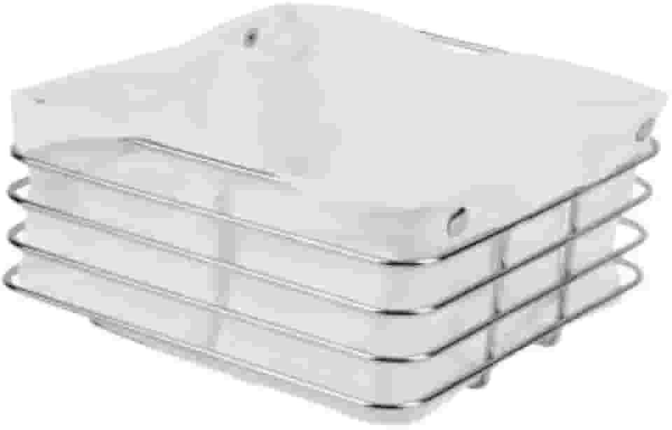 Cesto para Pães Aramado de Inox, mesa posta, cafe da manha