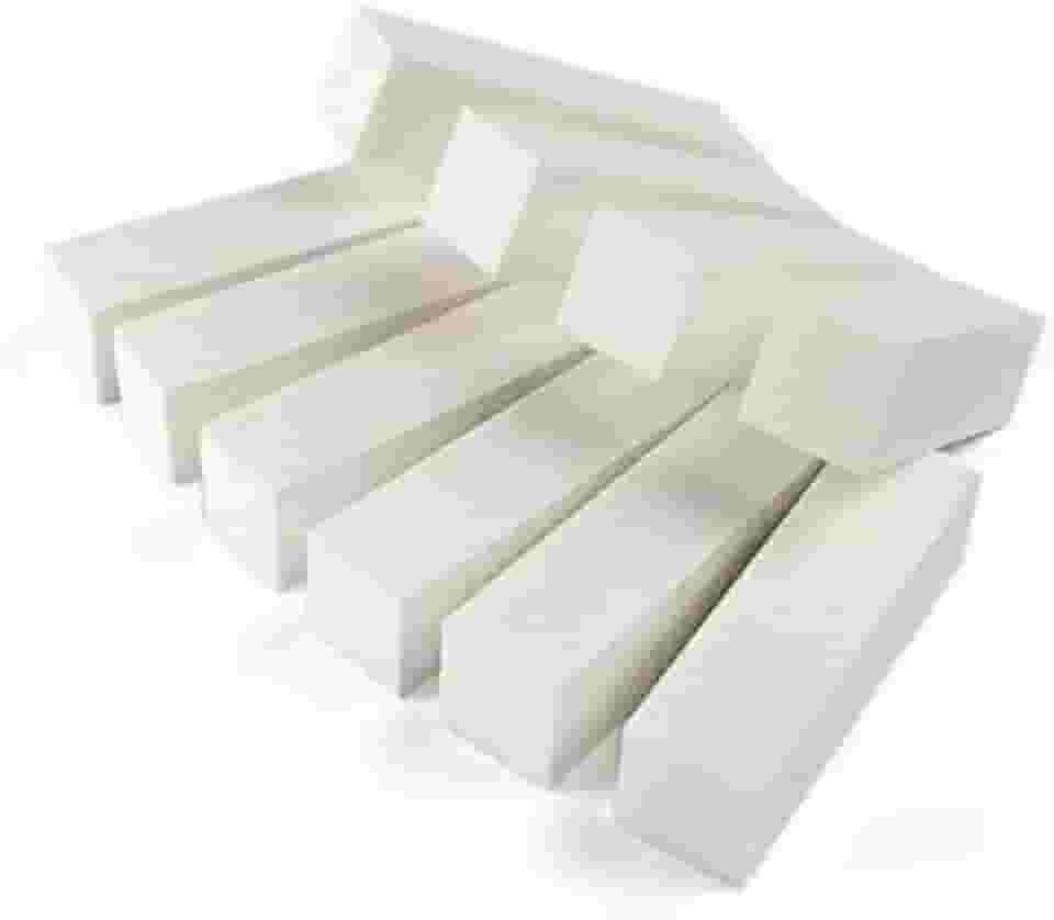 Kit 10un Lixas Bloco Polidora Unhas Acrílico Gel Fecha Poros