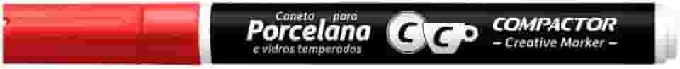 Marcador Creative Porcelana Compactor Avulso VERMELHO