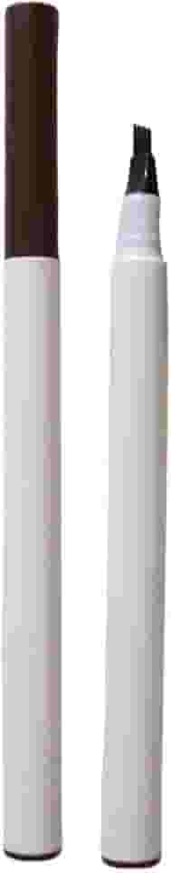 Caneta Fio a Fio para Sobrancelha e Barba Microblading Tridente Resistente a Agua (Castanho Claro Pink 21)