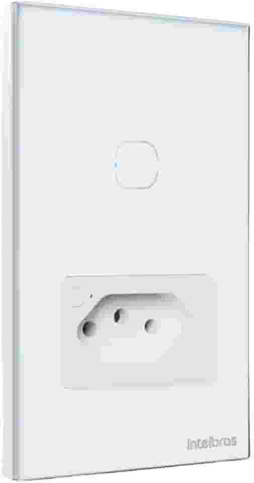 Tomada com Interruptor Inteligente Wi-Fi ETS 2001 Branco Intelbras