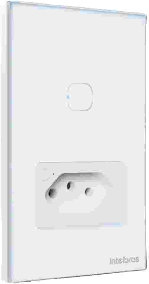 Tomada com Interruptor Inteligente Wi-Fi ETS 2001 Branco Intelbras