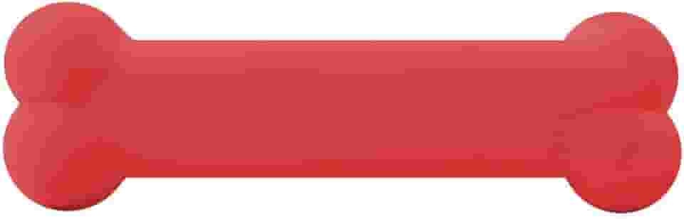 Furacão Pet para Cães, Osso Plaque Ataque Borracha Liso N.1, Tamanho P,Multicor