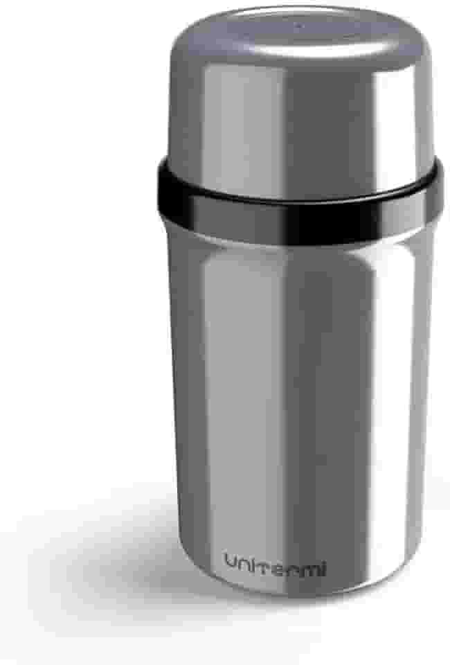 Unitermi - Garrafa Termica Rolha 250Ml Fano Prata Metalizada Uniterm 89005