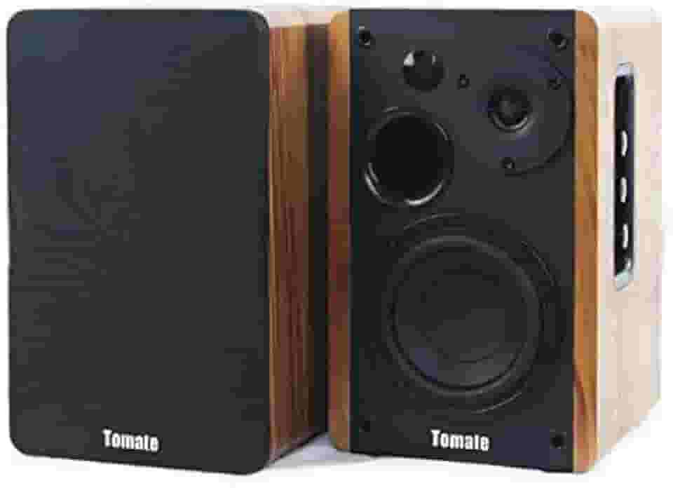 Caixa Acústica De Som Bluetooth 95dB Monitor de Audio 100W Para Estúdio Musical Televisão Computador Bivolt MTS-2026