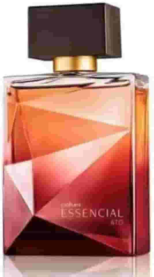 Natura Essencial Ato Perfume Masculino, Fragrância Amadeirada, Miniatura 25ml, Frasco Geométrico Vermelho Degradê