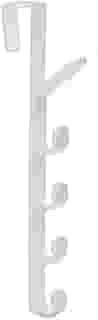 Gancho De Porta Cabide Vertical Organizador Mancebo Suspenso Cabideiro Bolsas Bonés Roupas Toalhas (Branco)