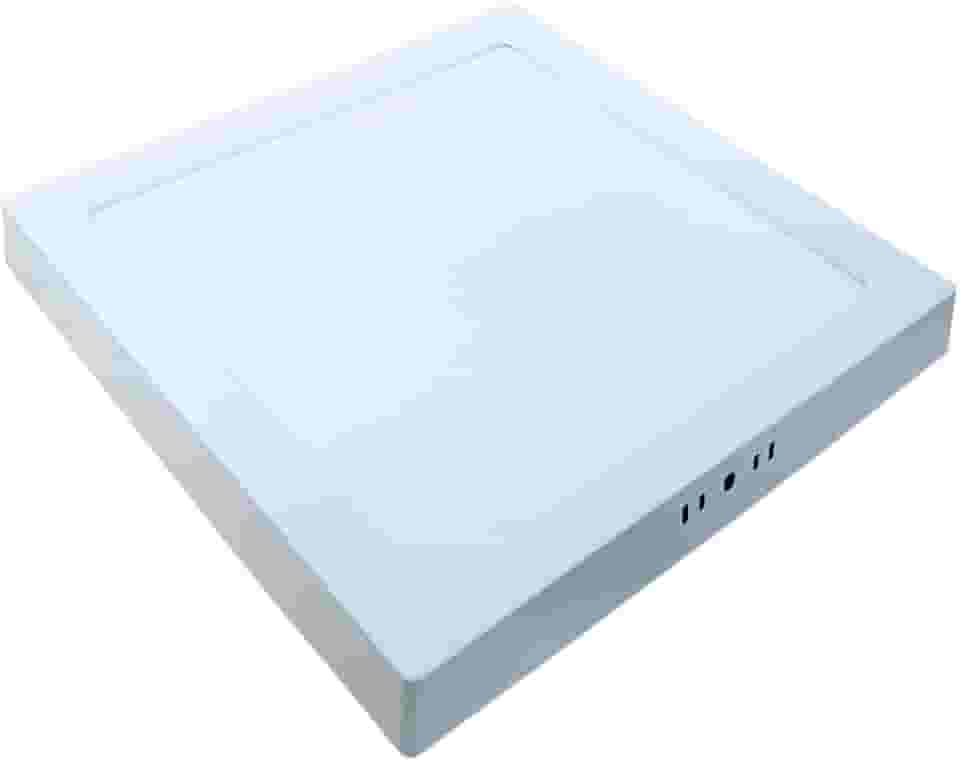 Painel Plafon Sobrepor Alumínio Quadrado LED 24W 30x30 Bivolt Branco Quente