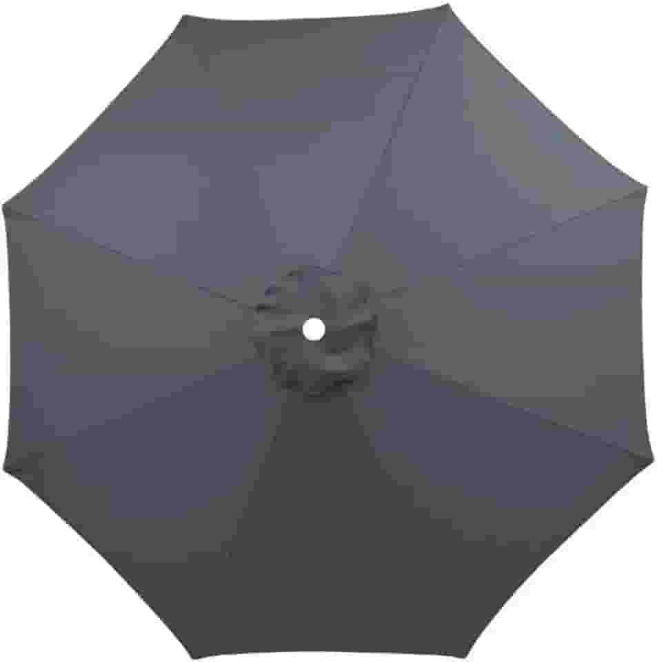 Tampa De Substituição Cobertura Para Ombrelone 3m Sem Base 6/8 Varetas (3m 8Varetas Cinza)